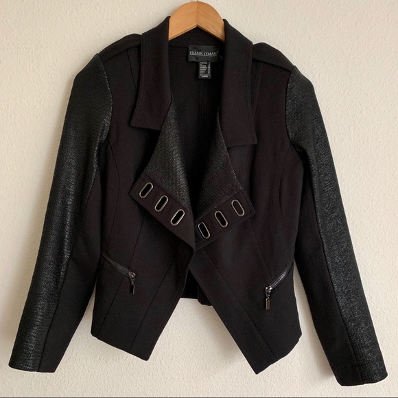 Frank Lyman Design Jackets & Blazers - Frank Lyman Design open front moto style jacket